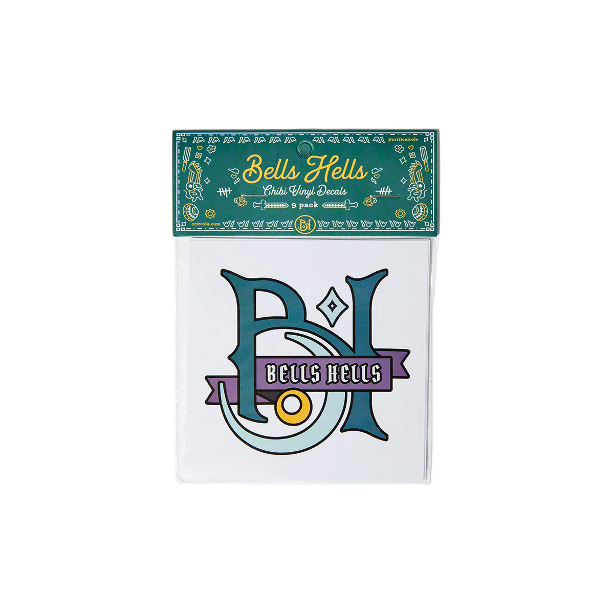 Bells Hells Chibi Vinyl Decals Set 9-Pack - Image 2