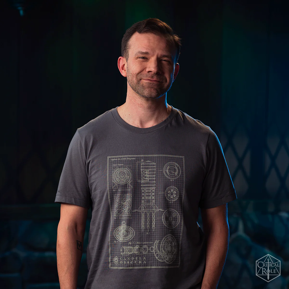 Candela Obscura Blueprint T-Shirt - Image 3
