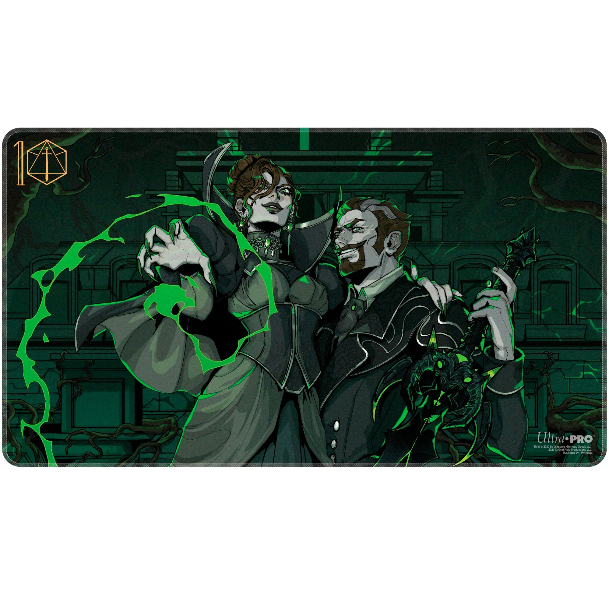 Critical Role Baddies - Briarwoods Stitched Playmat for Tabletop Gaming