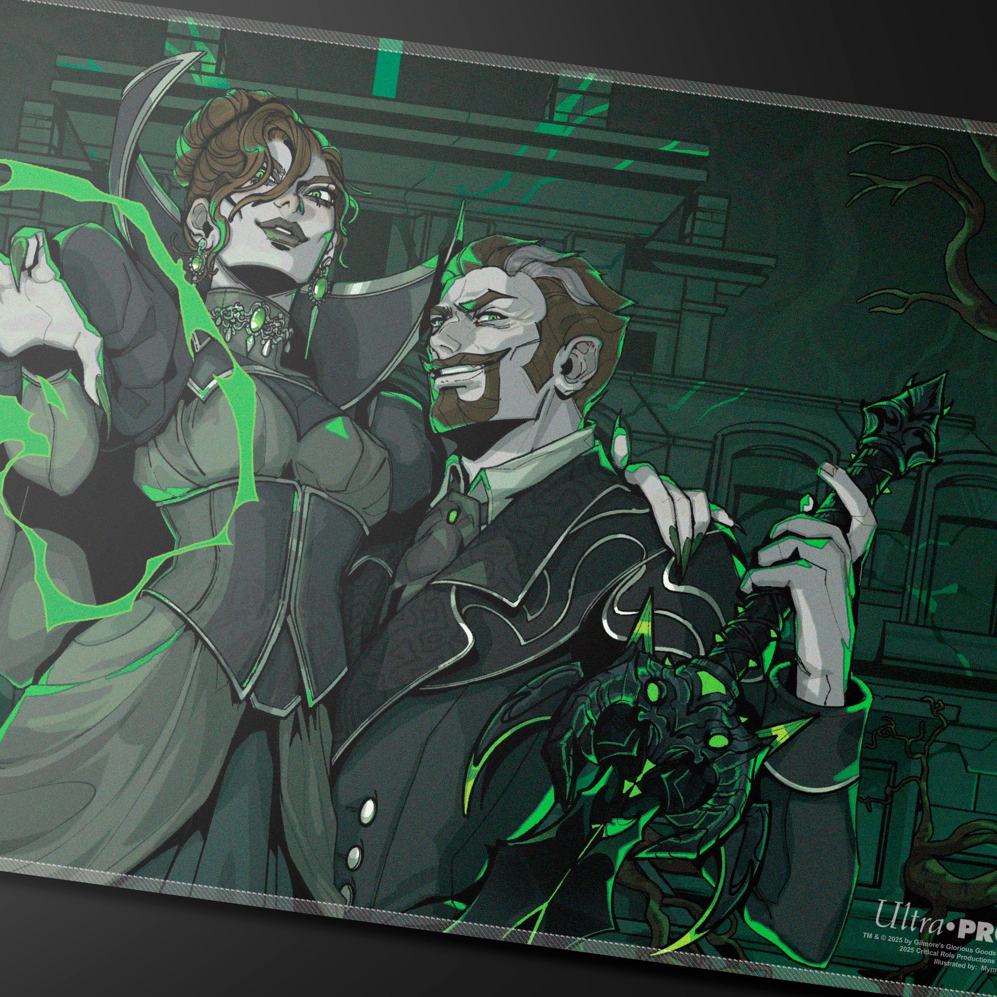 Critical Role Baddies - Briarwoods Stitched Playmat for Tabletop Gaming - Image 2