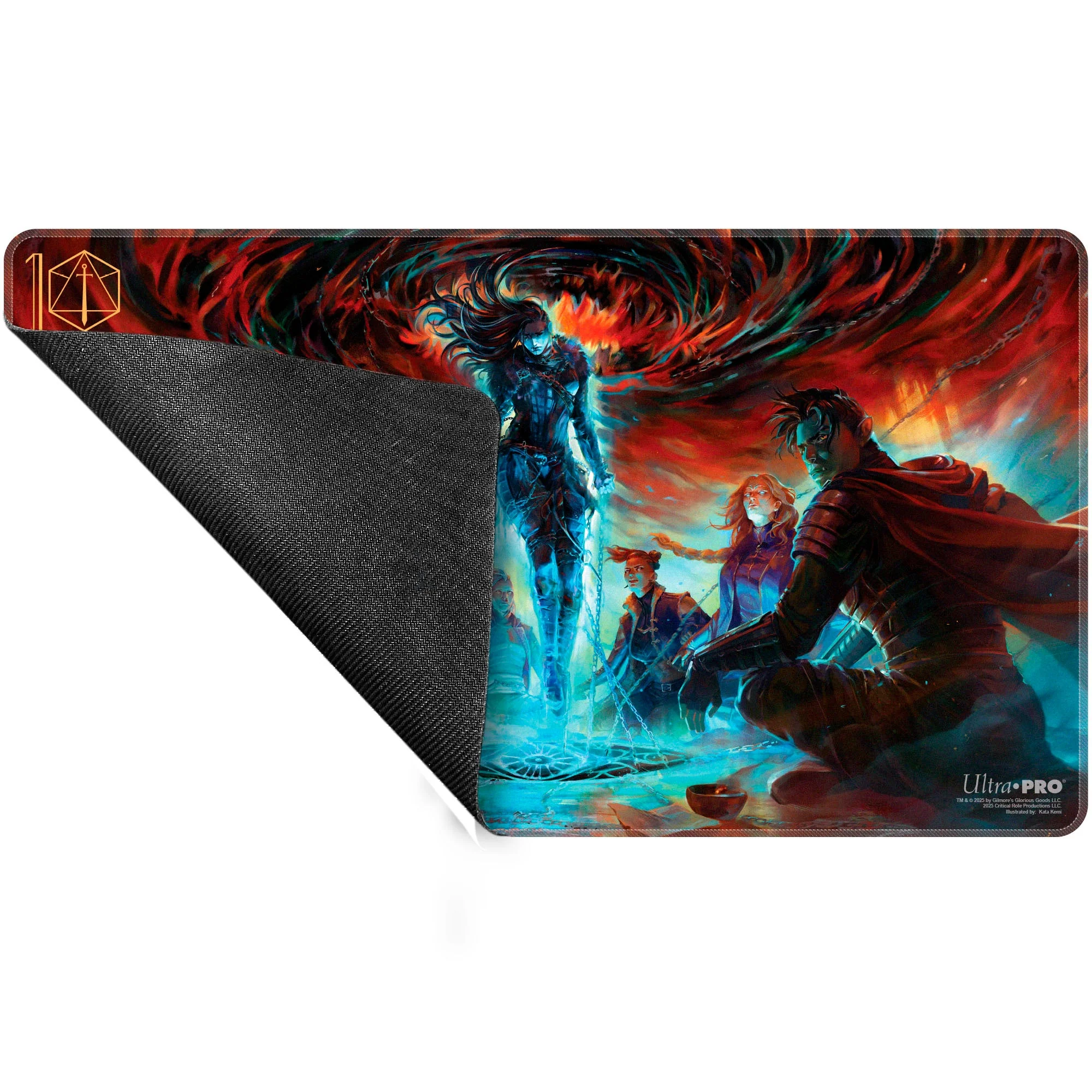 Critical Role Baddies - Chained Oblivion Stitched Playmat for Tabletop Gaming - Image 3