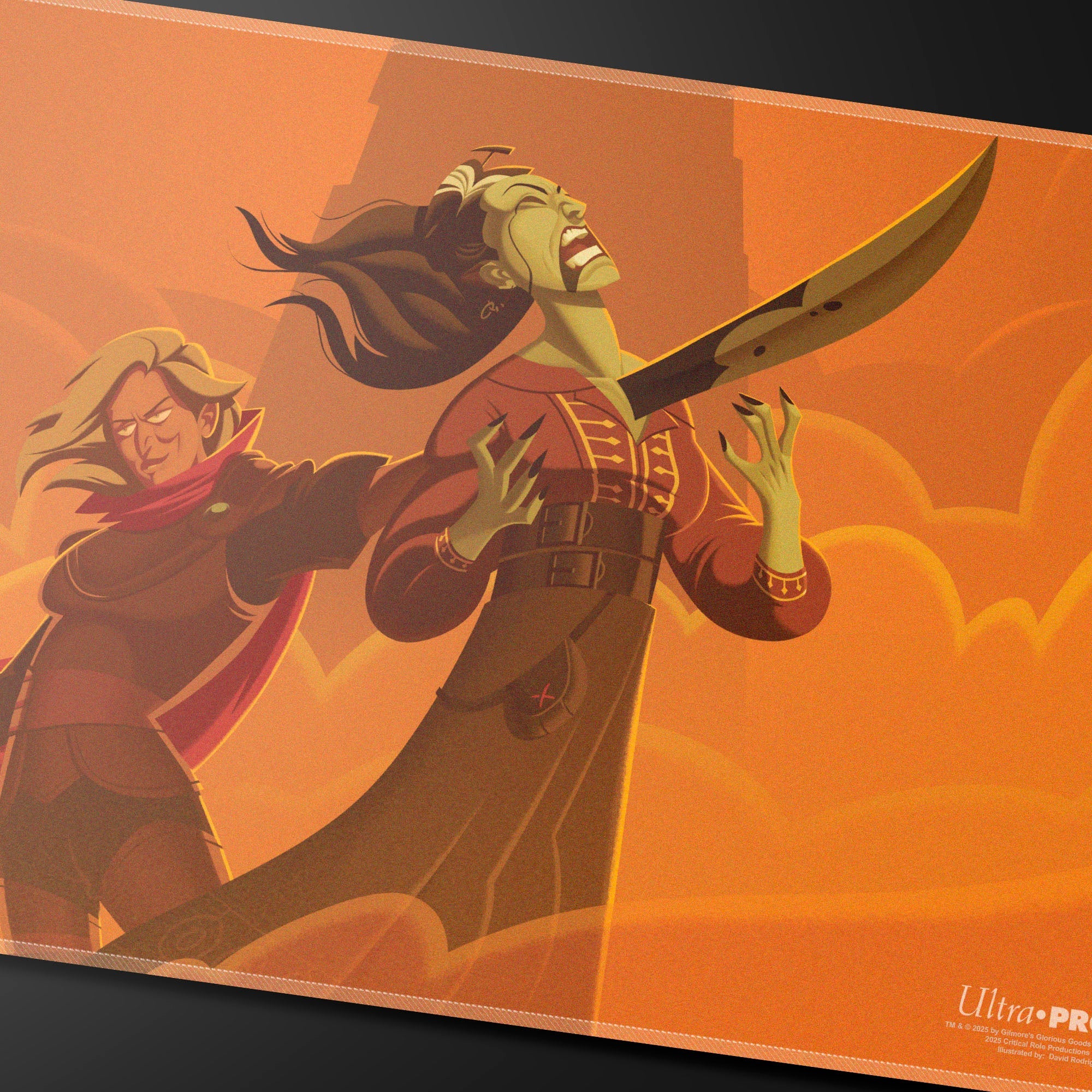 Critical Role Baddies - Is She Your Favorite Stitched Playmat for Tabletop Gaming - Image 2