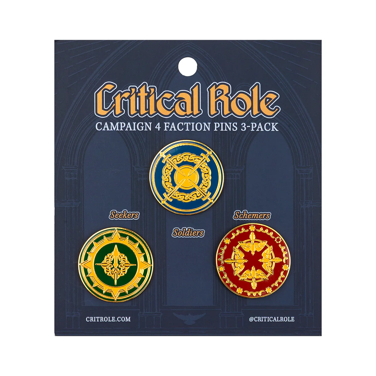Critical Role Campaign 4 Faction Pins 3-Pack