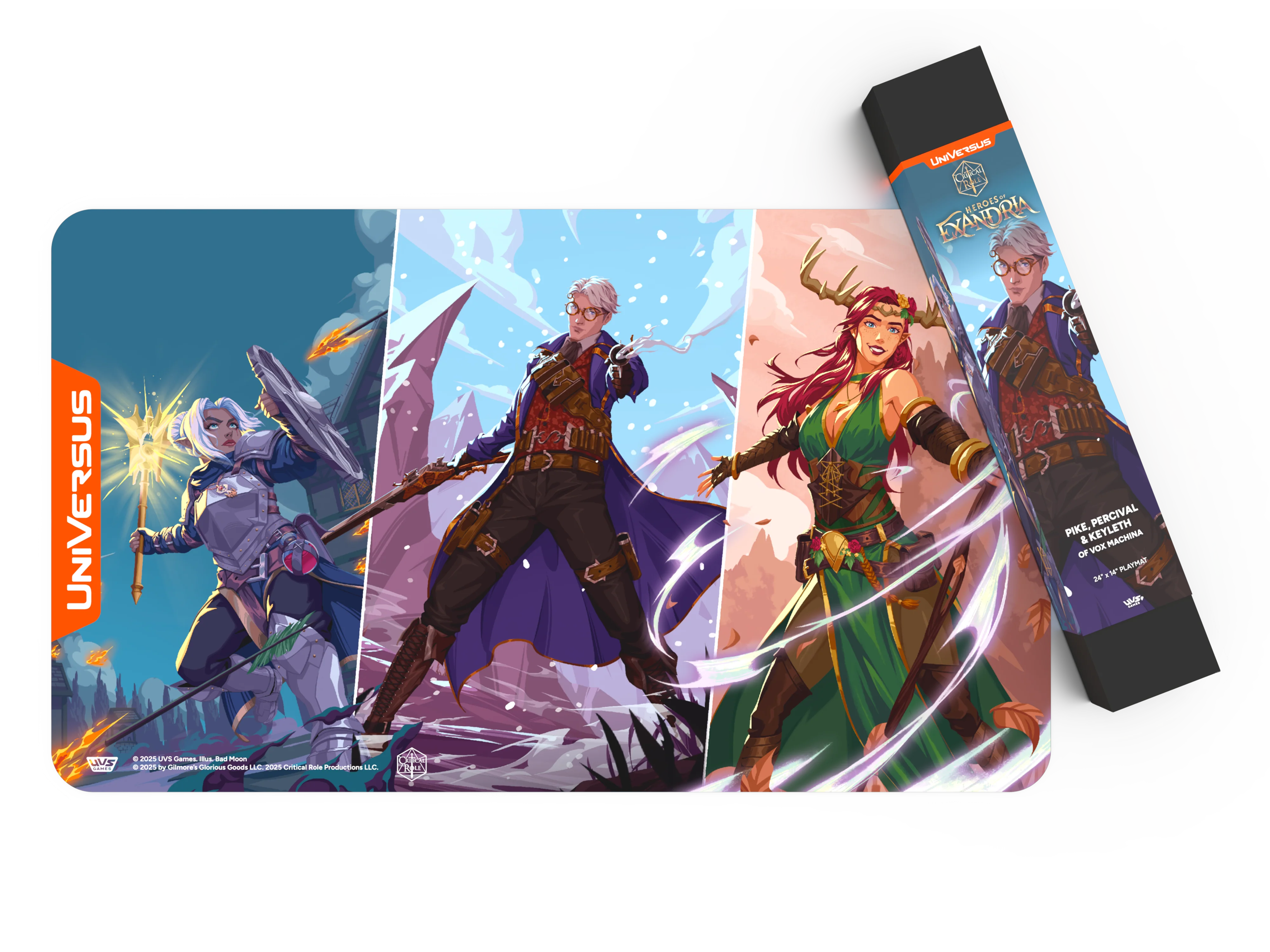 Critical Role Heroes of Exandria Playmat - Pike, Percival, Keyleth Playmat