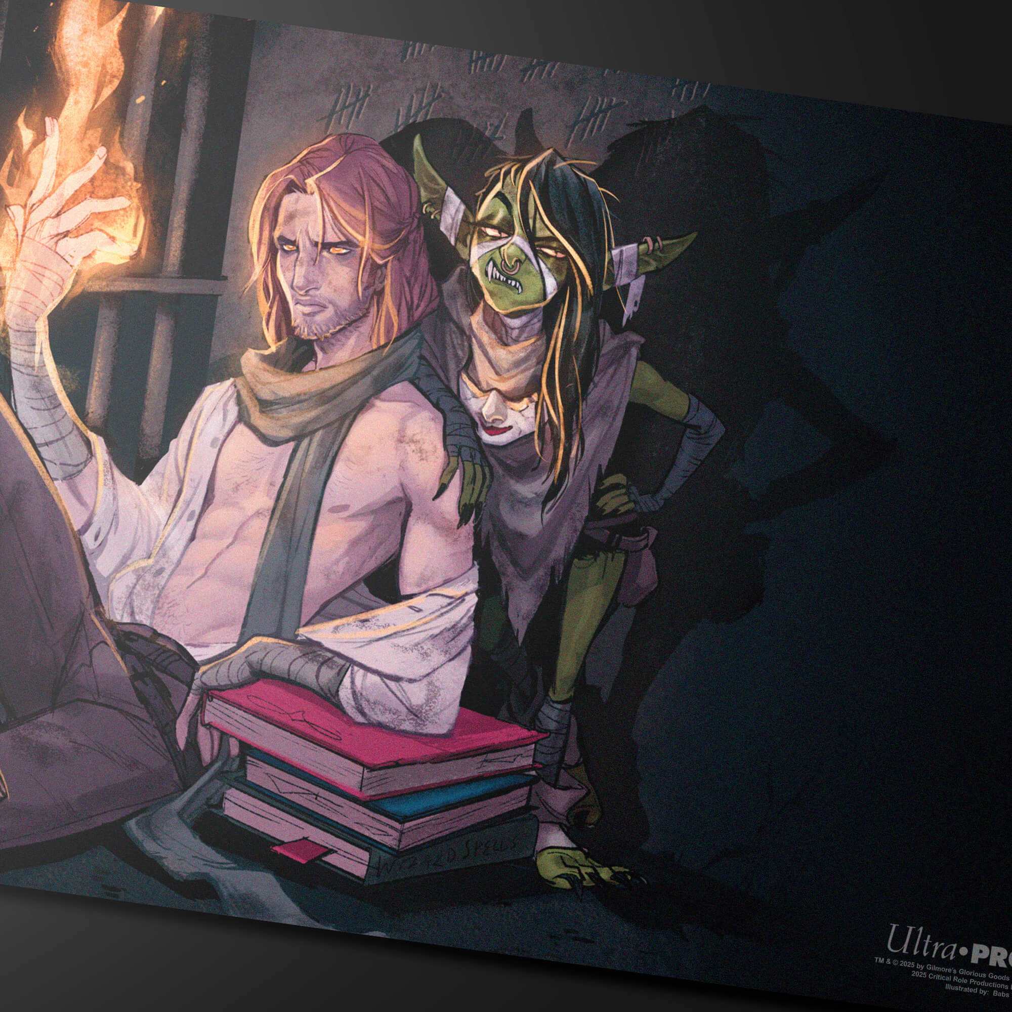 Critical Role Pinups - Caleb and Nott Playmat - Image 2