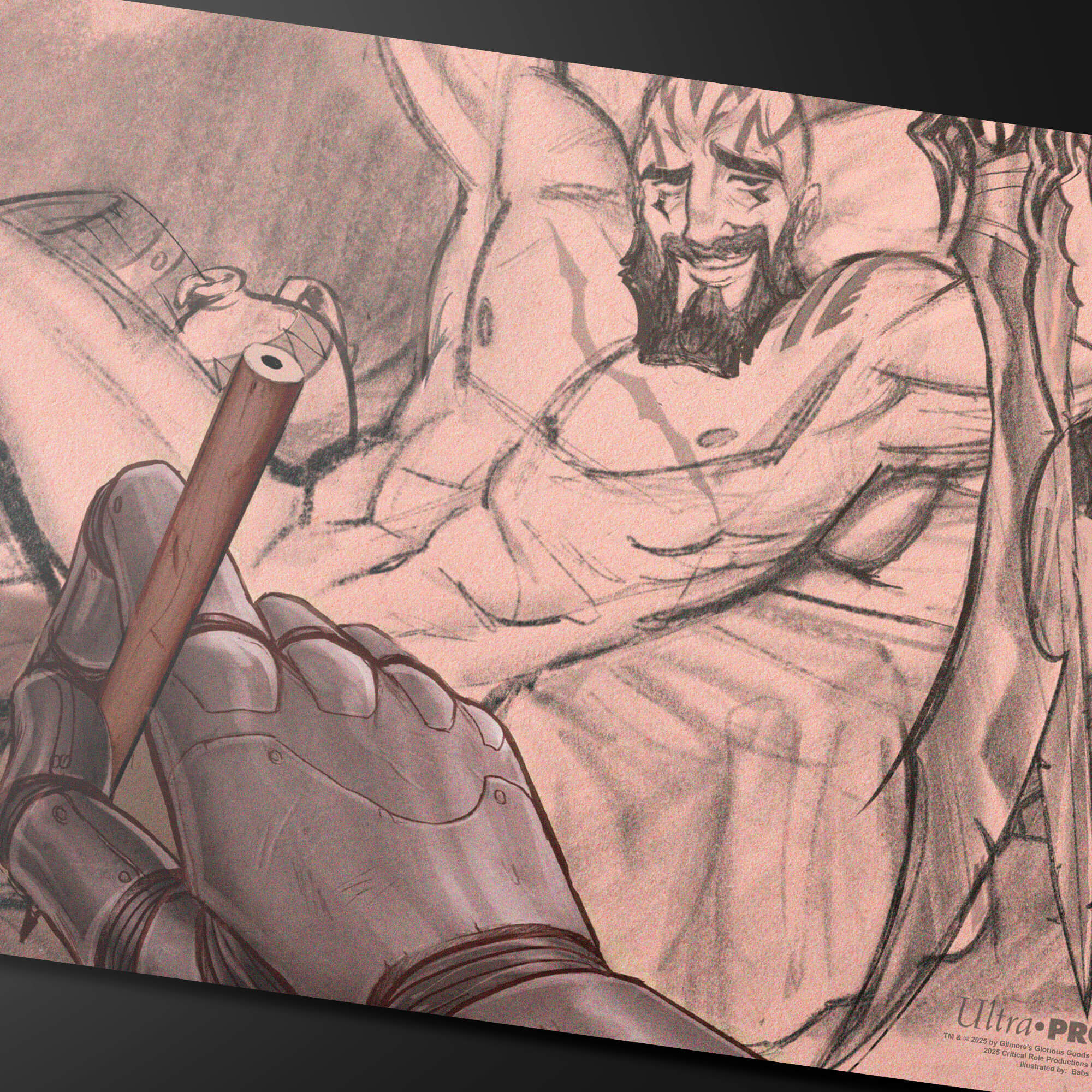 Critical Role Pinups - Grog Playmat - Image 2