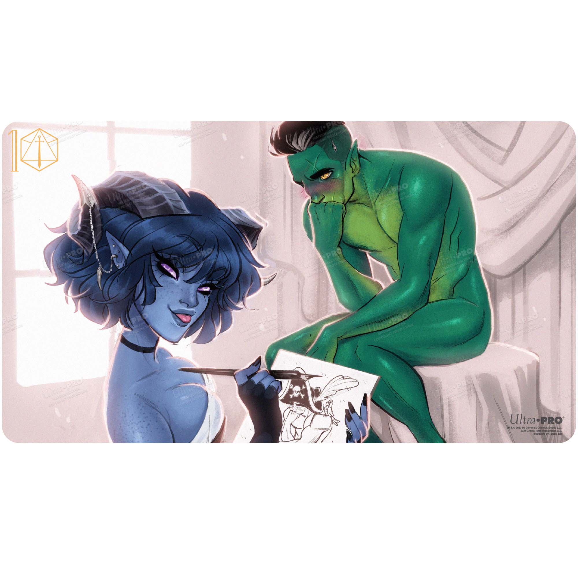 Critical Role Pinups - Jester and Fjord Playmat