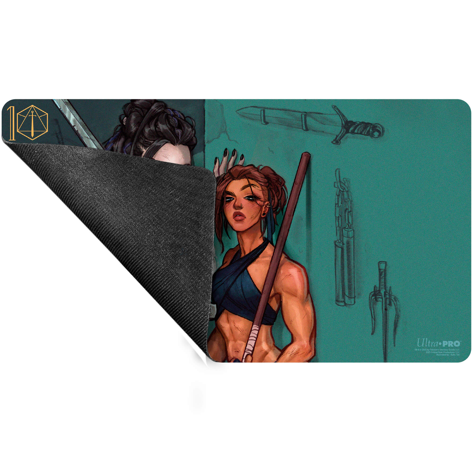 Critical Role Pinups - Yasha and Beauregard Playmat - Image 3