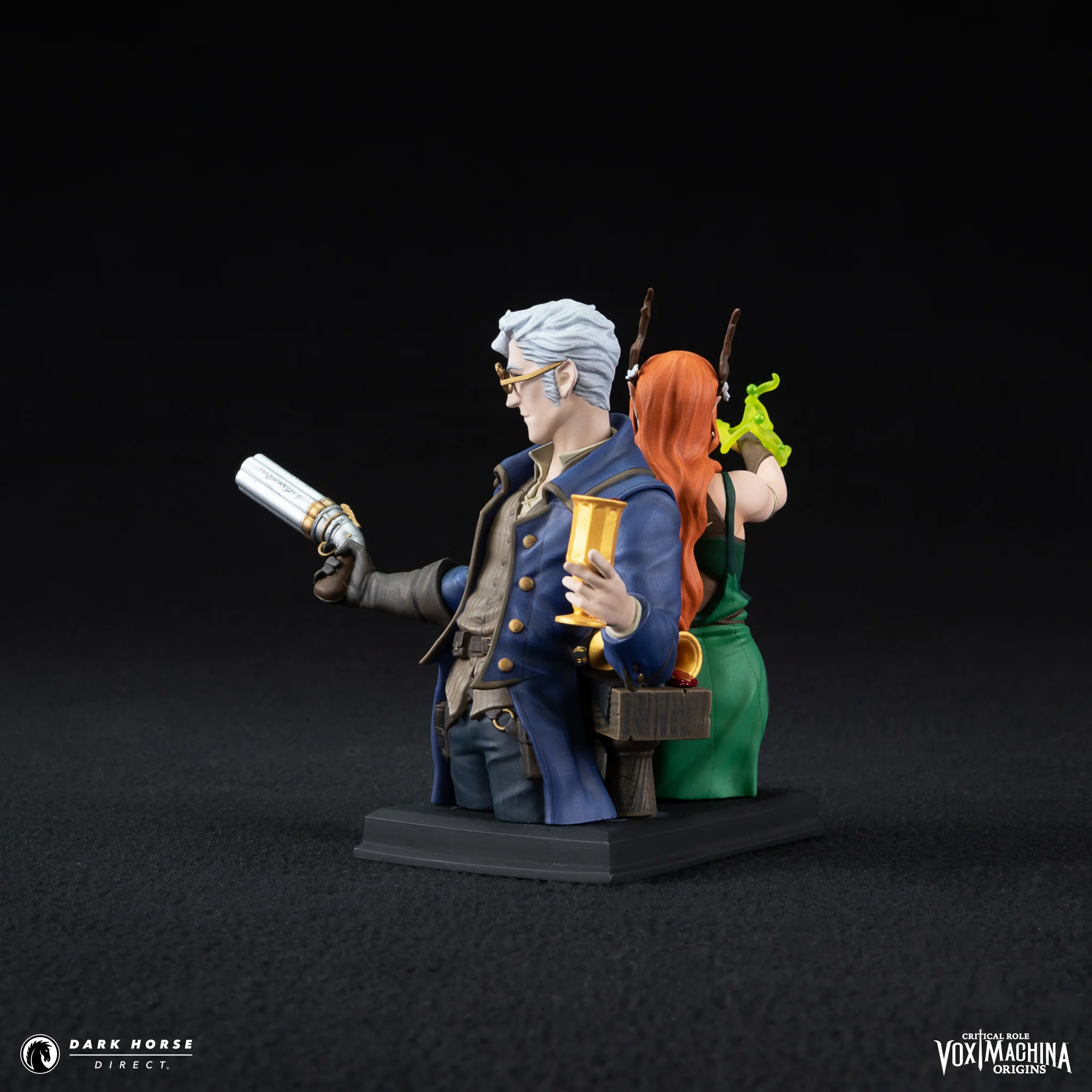 Vox Machina Origins - Keyleth and Percival Fredrickstein von Musel Klossowski de Rolo III Bust - Image 6