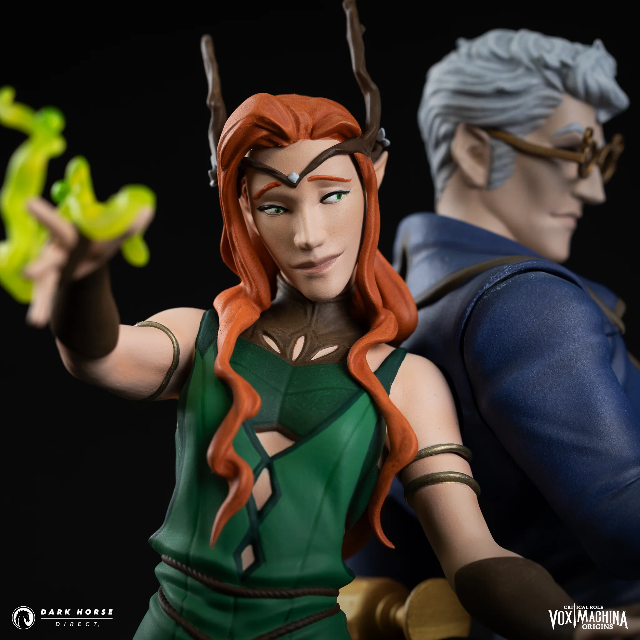 Vox Machina Origins - Keyleth and Percival Fredrickstein von Musel Klossowski de Rolo III Bust - Image 9