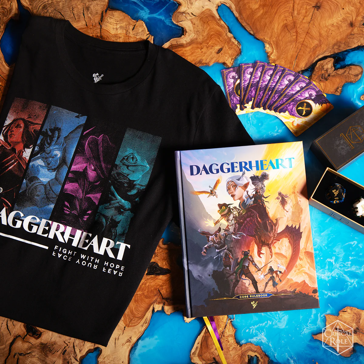 Daggerheart Fight with Hope T-Shirt - Image 2