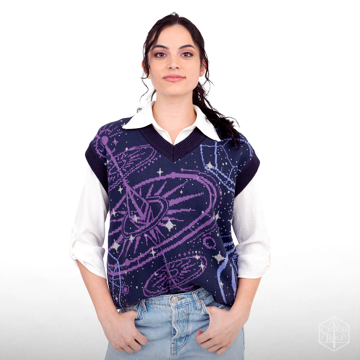 Essek Thelyss Knit Pullover Sweater Vest